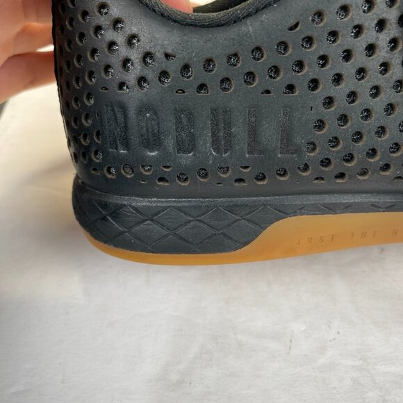 NOBULL Black Leather Gum Trainer Shoes Men’s Size 6 / Women’s Size 7.5 main image 4